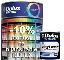 DULUX VINYLMAT bijela boja mat za interijer