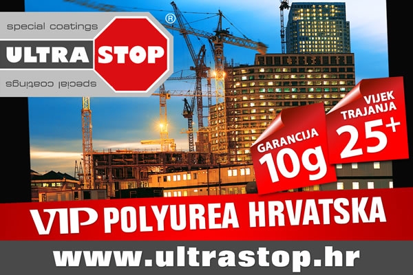 Polyurea - hidroizolacijska dvokomponentna smjesa za aplikaciju na ravnim krovovima te industrijskim i art podovima