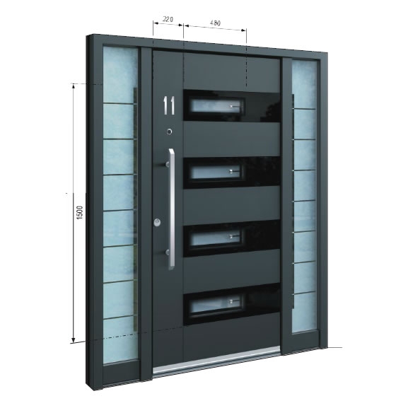 1056 AAE INOTHERM Aluminijska ulazna vrata
