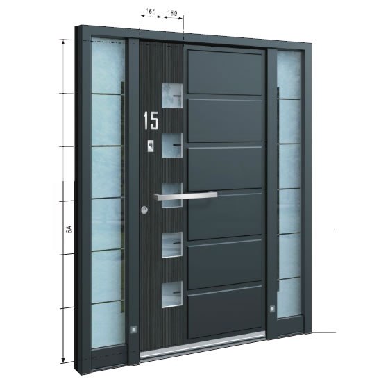 1414 AAE INOTHERM Aluminijska ulazna vrata