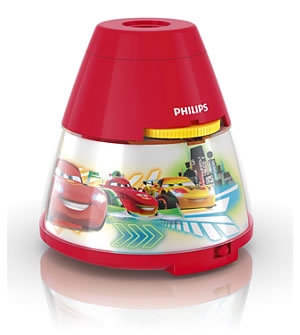 Disney Cars Philips Projektor i noćno svjetlo 2-u-1