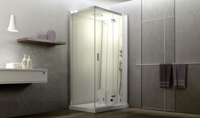 Jacuzzi Cloud 120 - hidromasažna tuš kabina, turska kupelj, aromaterapija