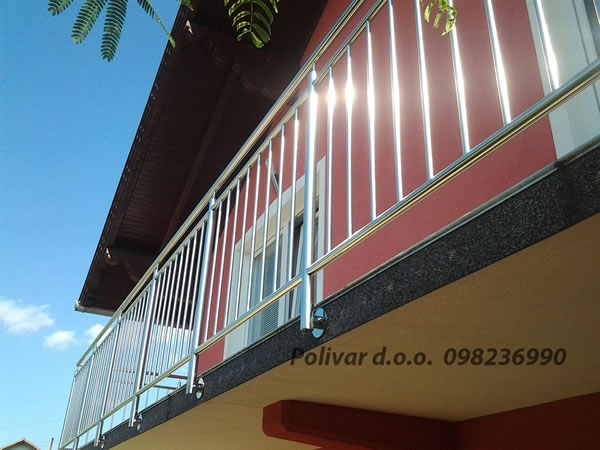 Inox balkonska ograda 1
