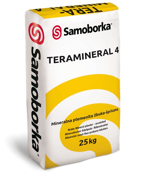 TERAMINERAL 4 - Debeloslojna mineralna žbuka grube šerane teksture