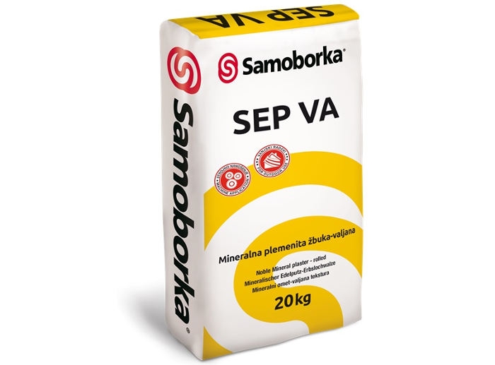 SEP VA (TERAMINERAL VA) - Tankoslojna mineralna žbuka valjane teksture