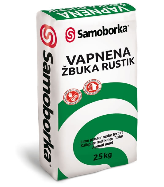 VAPNENA ŽBUKA RUSTIK - mineralna vapnena žbuka rustik teksture