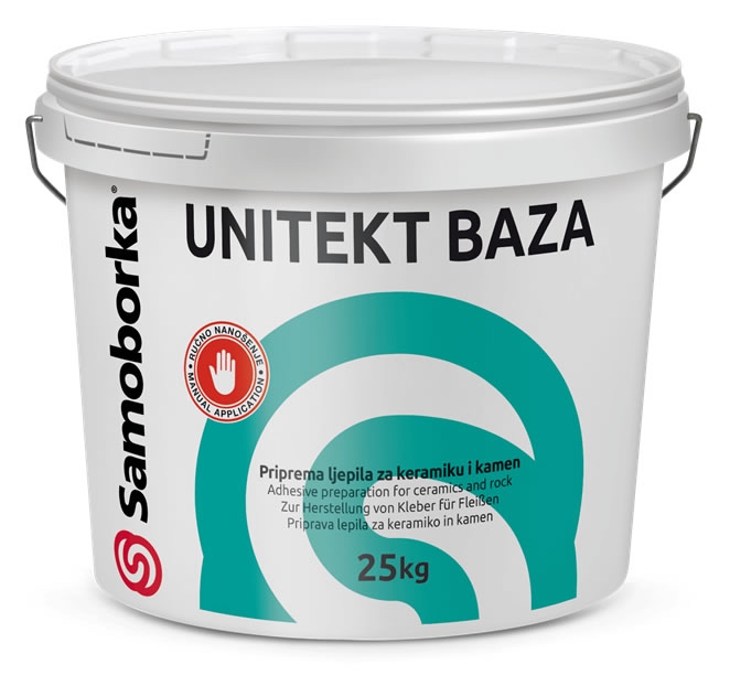 UNITEKT BAZA - Polimer disperzijski pripravak za ljepljenje za kamene obloge, mramora, granita, klinkera, keramike