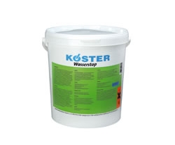 KÖSTER Waterstop - Bubreći, brzovezujući mort za brtvljenje aktivnih prodora vode