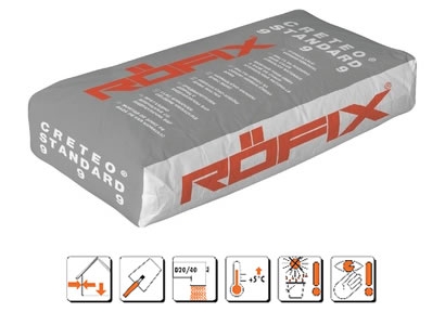 Creteo®Standard 999 Beton/Estrih C20/25 - CT C25 F4