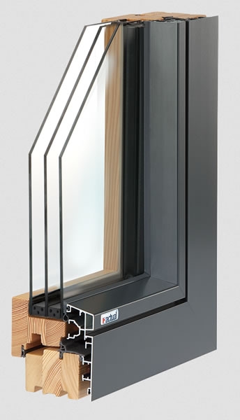 CUBIC F. LINE - Drvo-aluminijski prozori