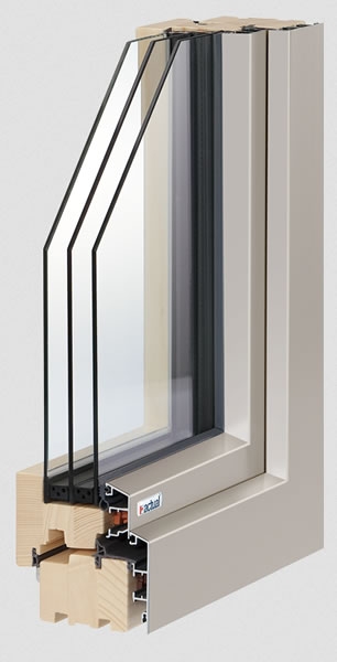 CUBIC C. LINE - Drvo-aluminijski prozori