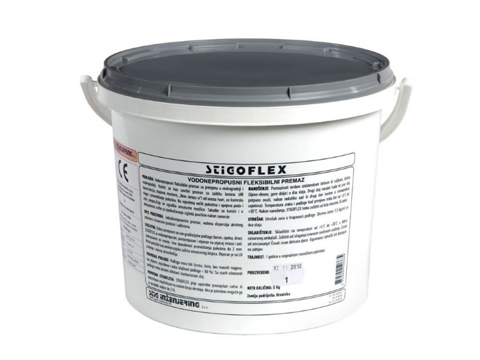 STIGOFLEX - jednokomponentni fleksibilni vodonepropusni premaz sa sposobnošću premoštenja pukotina