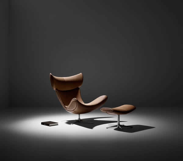 Fotelja i tabure BoConcept - kožni
