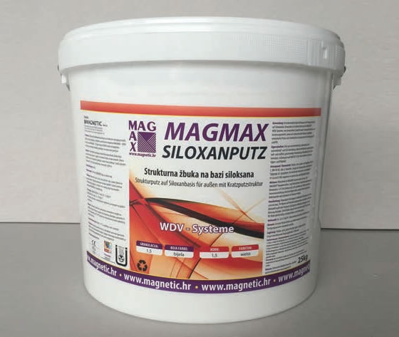 Visokokvalitetna gotova završna fasadna žbuka MAGMAX KHP Siloxanputz