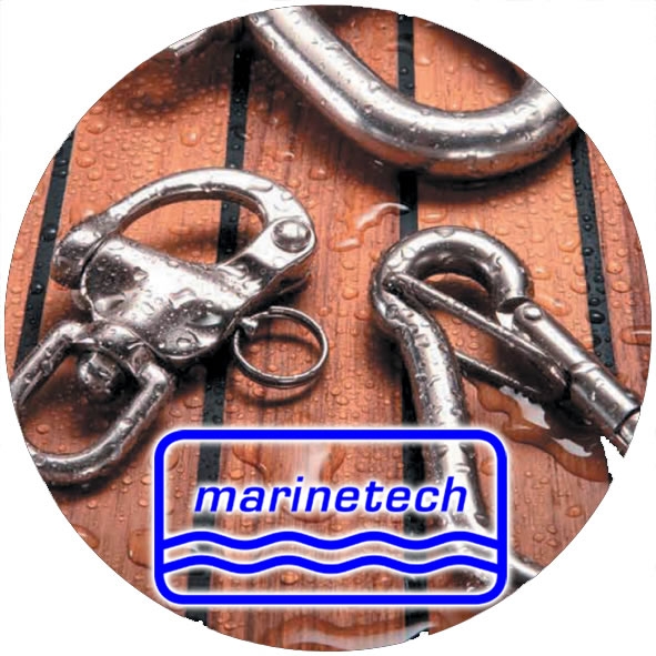 MARINETECH – Inox palubna oprema (karabine, nosači, sajle...)