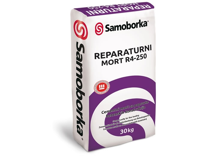 REPARATURNI MORT R4-250 - cementni mort za saniranje betona