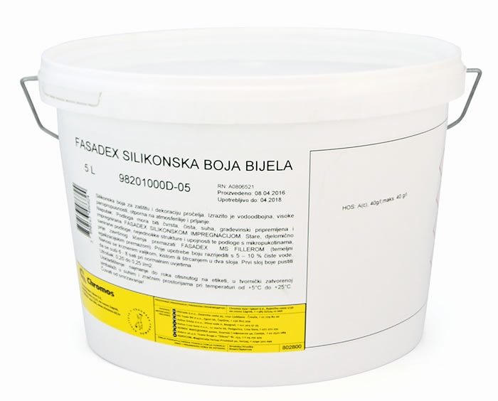FASADEX SILIKONSKA BOJA - za zaštitu i dekoraciju pročelja te obnovu starih boja i žbuka