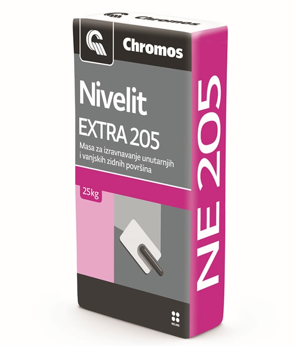 NIVELIT EXTRA 2015 - masa za izravnavanje unutarnjih i vanjskih zidnih površina
