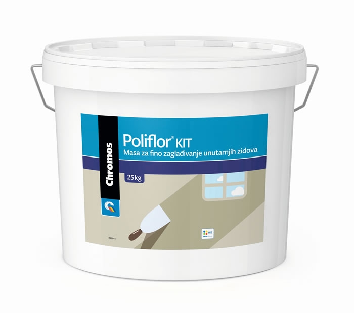 POLIFLOR KIT - masa za fino zaglađivanje unutarnjih zidova