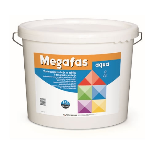 MEGAFAS AQUA - vodorazrjediva boja za zaštitu i dekoraciju pročelja