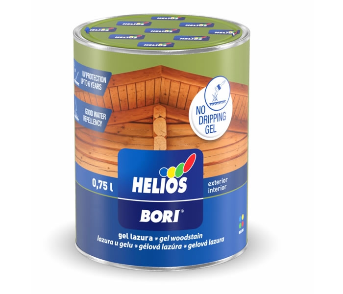 BORI gel lazura za zaštitu i dekoraciju drva