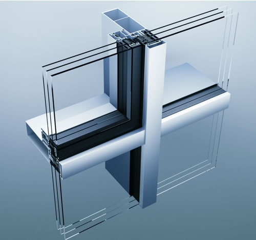 ALUMINIK CS55 - staklene fasade (kontinuirane, strukturalne i kombinirane)