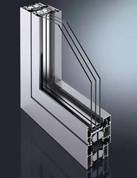 GUTMANN S80+HW - aluminijski prozor