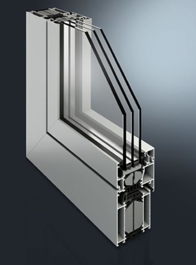 GUTMANN S80+HW Passive - aluminijski prozor