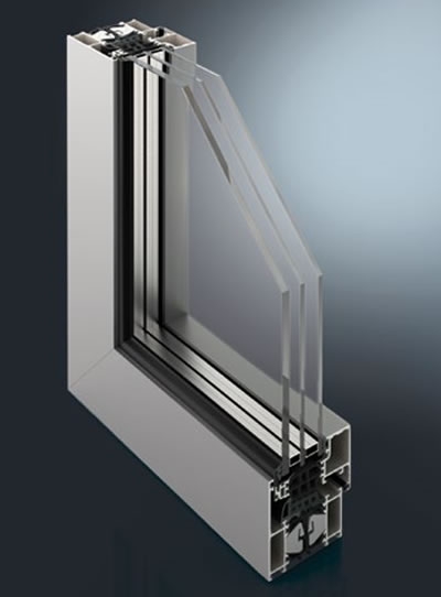 GUTMANN S80v+HW - aluminijski prozor