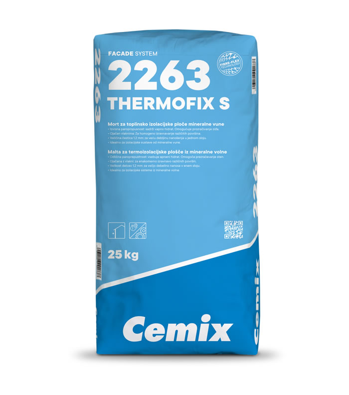 Mort za toplinsko izolacijske ploče mineralne vune - 2263 THERMOFIX S