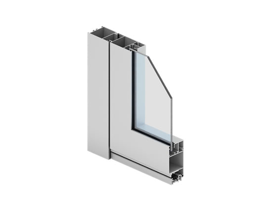 Aluminijski sustav za izradu prozora i vrata bez toplinske izolacije ECONOLINE