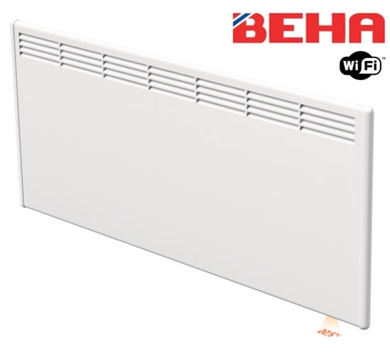 Norveški električni radijator BEHA PV12 WiFi - 400 mm, 1250 W