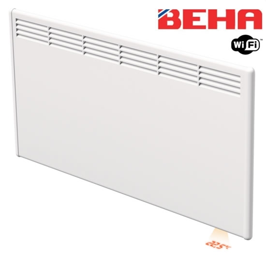 Norveški električni radijator BEHA PV10 WiFi - 400 mm, 1000 W