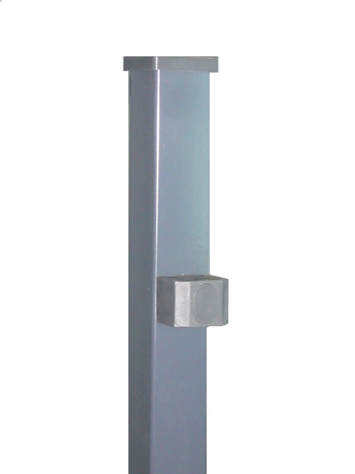 Stup za ugradnju u beton kvadratni 1700mm 60x60 tamno siva