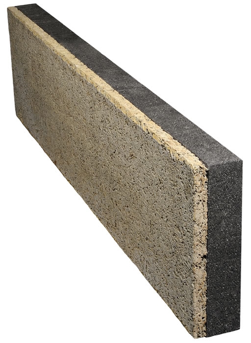 Drvobetonska ploča s izolacijom Platte 3,5+10 Silberx 50x200