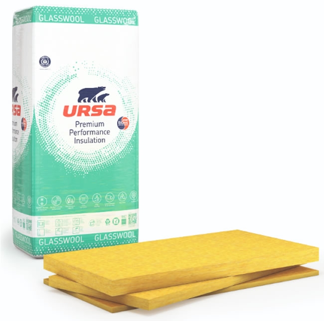 Vodoodbojne ploče od staklene vune URSA GLASSWOOL FDP 2 - toplinska i zvučna izolacija vanjskih zidova
