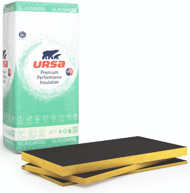 Vodoodbojne ploče od staklene vune URSA GLASSWOOL FDP 2/Vr - toplinska i zvučna izolacija ventiliranih fasada