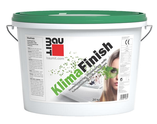 Vapnena masa za zaglađivanje 0,2 mm Baumit KlimaFinish (zdravo stanovanje)