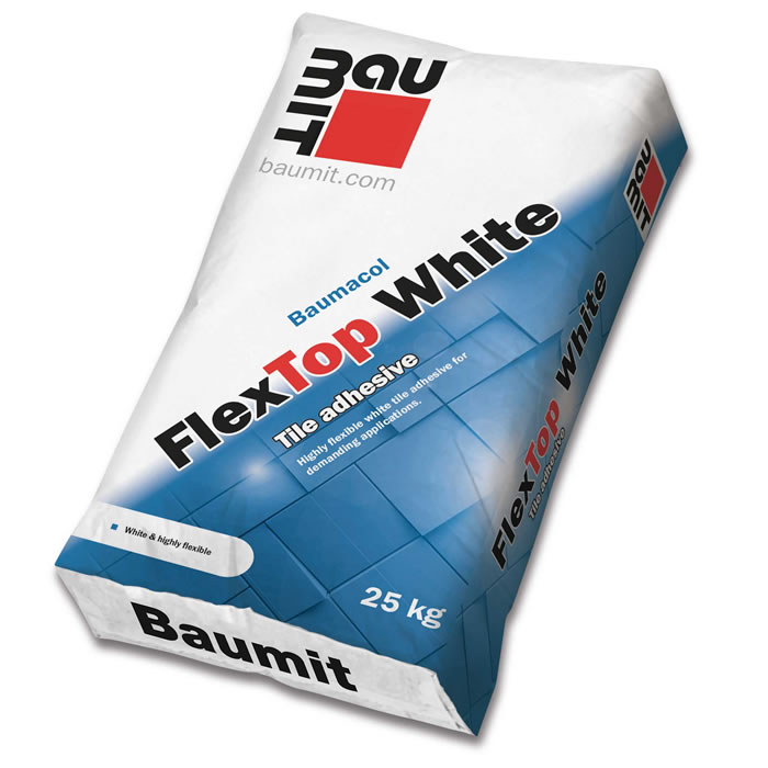 Bijelo ljepilo za keramiku Baumit Baumacol FlexTop White