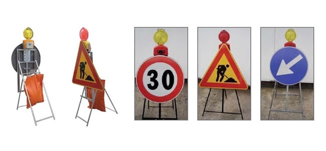 Nosači za prometne znakove za privremenu signalizaciju