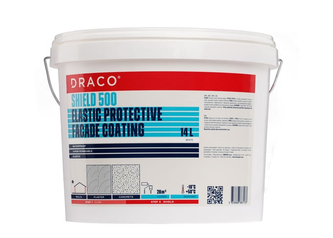 DRACO SHIELD 500 - elastični zaštitni fasadni premaz