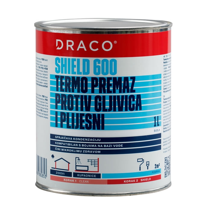 DRACO SHIELD 600 - termo premaz protiv gljivica i plijesni