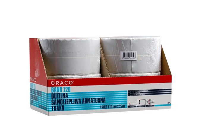 DRACO BAND 120 – butilna samoljepljiva armaturna traka