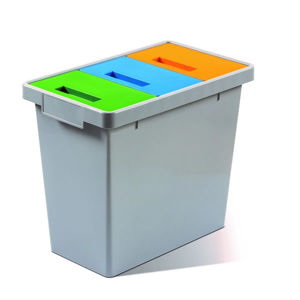 Plastični koš za odvajanje otpada Mevatec tip 7581