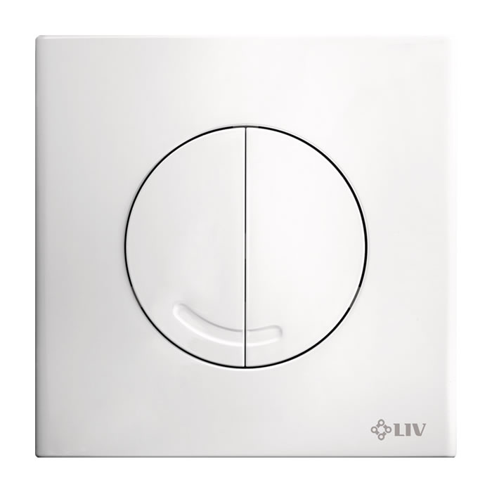 Tipka za ispiranje OPAL DUO, bijela