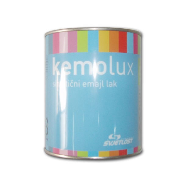 Sintetički emajl lak KEMOLUX BIJELI 0.75l