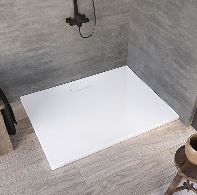 Tuš kada od lijevanog sanitarnog akrila (od 140 × 90 do 80 × 80) DROP