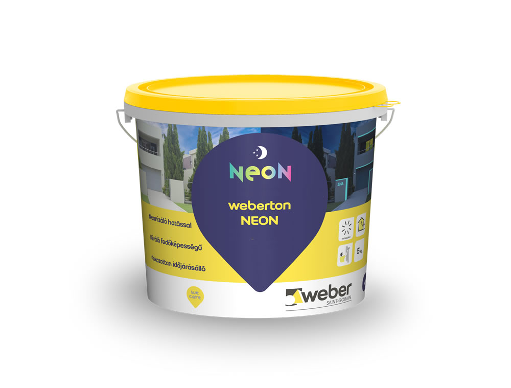 weberton NEON - Svijetleća boja za fasadne sustave