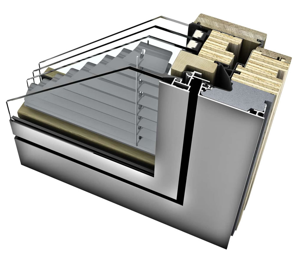 Drvo-aluminij prozori HV 450 home pure