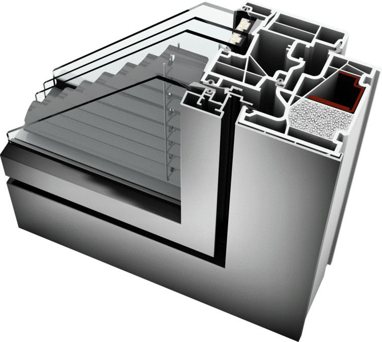PVC-aluminij prozori KV 440 home pure